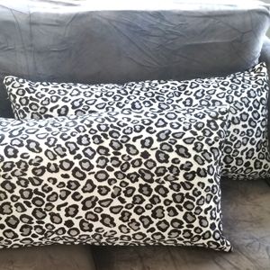 Threshold Cheetah Print  Pillow Covers (2)